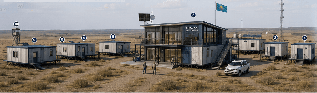 SHAGAN OBSERVATORY — полевой научно-исследовательский комплекс на территории Семипалатинского испытательного полигона